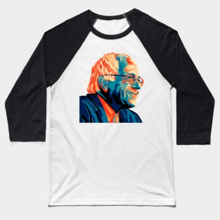 Bernie Sanders Portrait Baseball T-Shirt